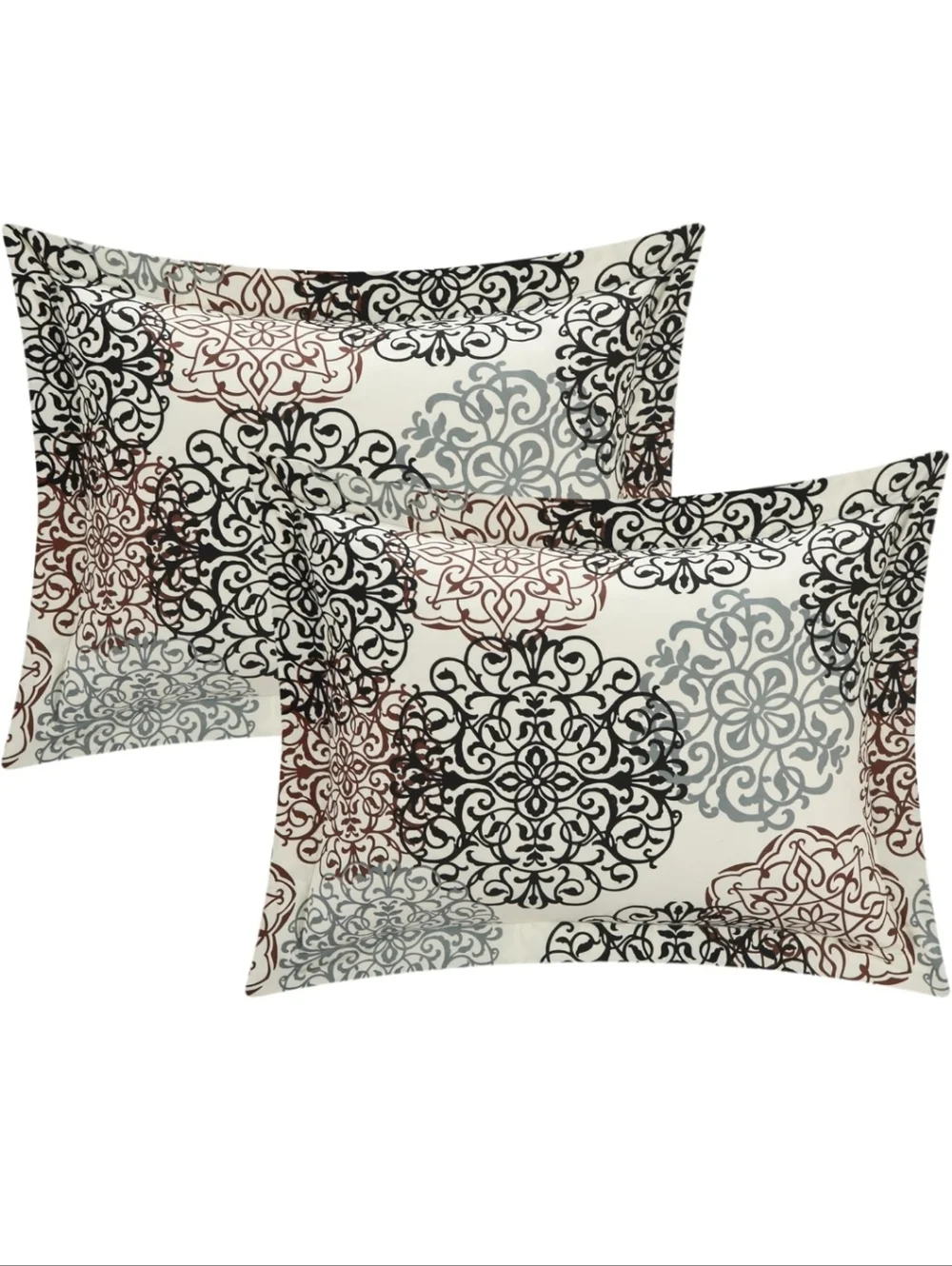 NEW Chic Home 3 Piece Jerome Boho Inspired Reversible Print Duvet Set, King
